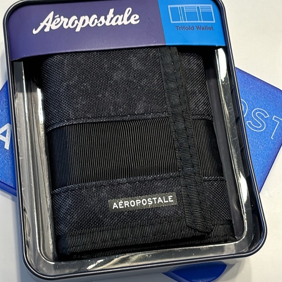 Aeropostale Other - Aeropostale Black Tri-Fold Wallet
